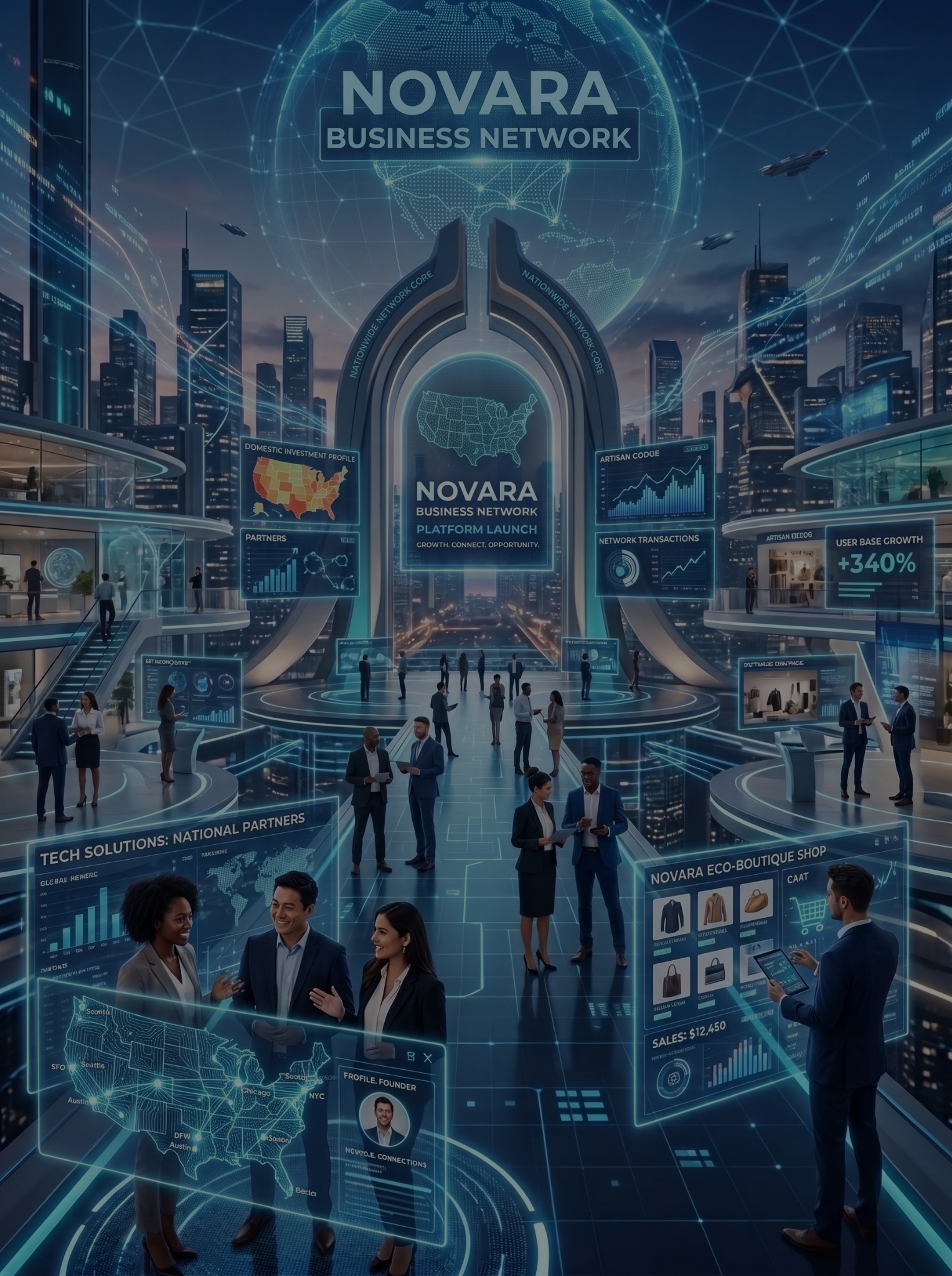 Novara Business Network Website Launch