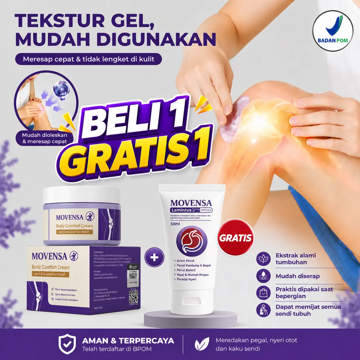 MOVENSA Body Comfort Cream
