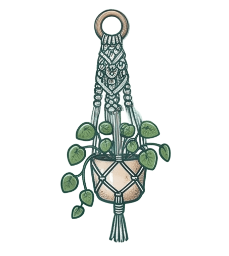 Icono de Colgantes para plantas pequeñas