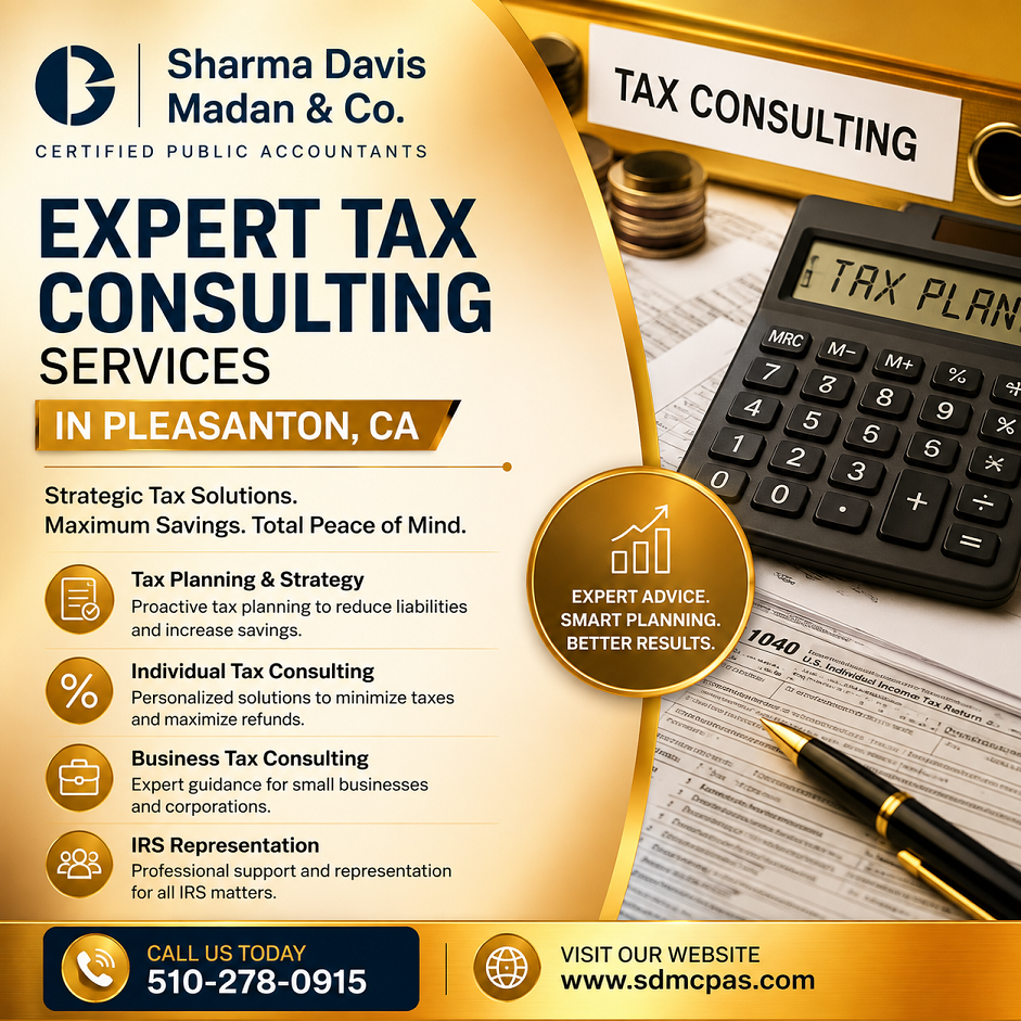 Expert Tax Consulting Services in Pleasanton