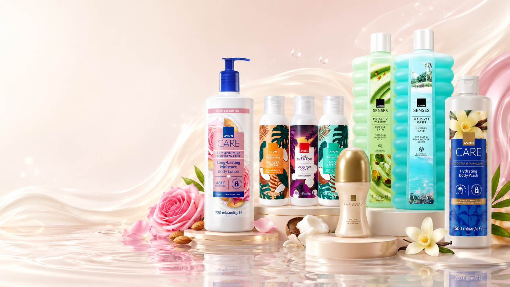 Productos Avon para el cuidado corporal