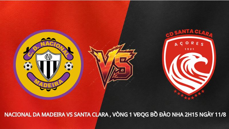 Soi kèo Santa Clara vs Nacional da Madeira, vòng 1 VĐQG Bồ Đào Nha 2h15 ngày 11/8