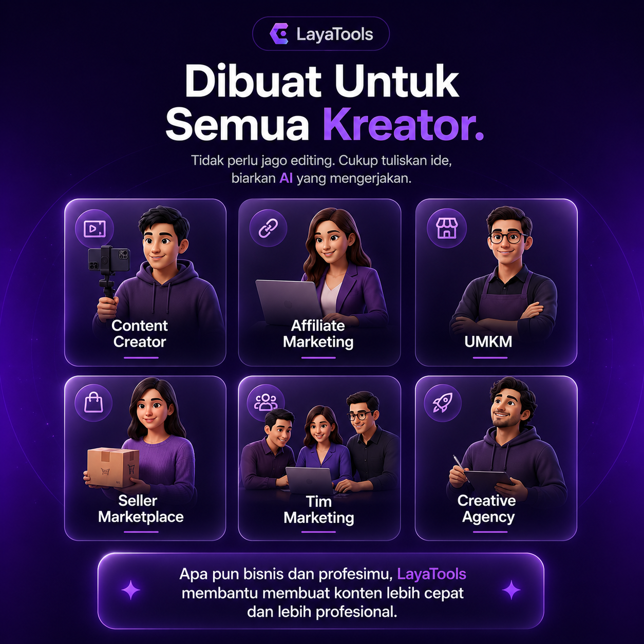 Dibuat Untuk Semua Kreator
