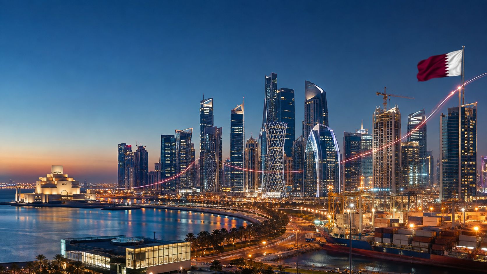 Qatar Non-Oil Growth Anchors Economy as Banking Assets Expand