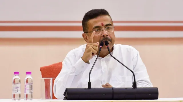 Suvendu Adhikari Denies BJP Role in Protests Against Mamata Banerjee in Bijpur