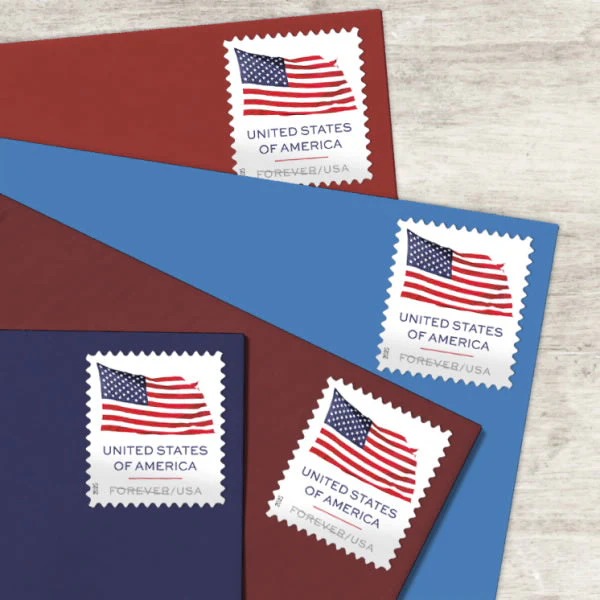 Second view of 2025 U.S. Flag First-Class Forever Stamps, roll of 100
