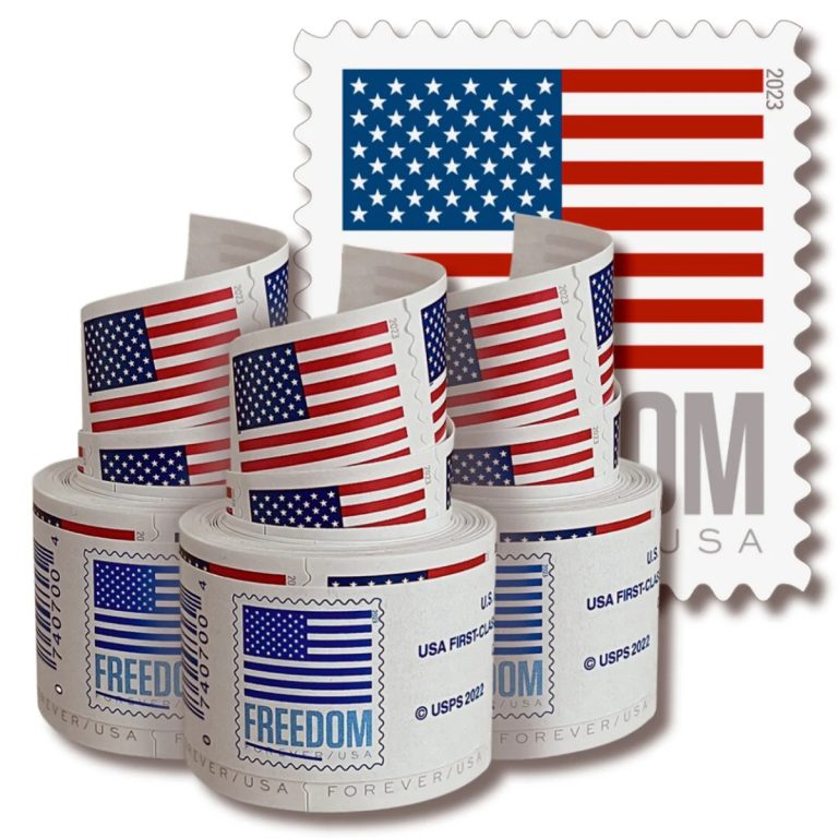 2023 U.S. Flag First-Class Forever Stamps, roll of 100