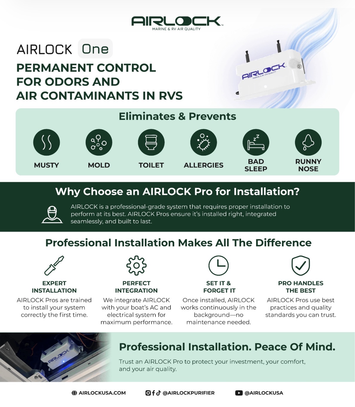 AIRLOCK One — for RVs