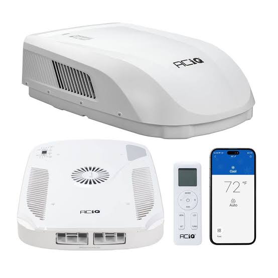 ACiQ WiFi RV air conditioner with remote and smartphone app control