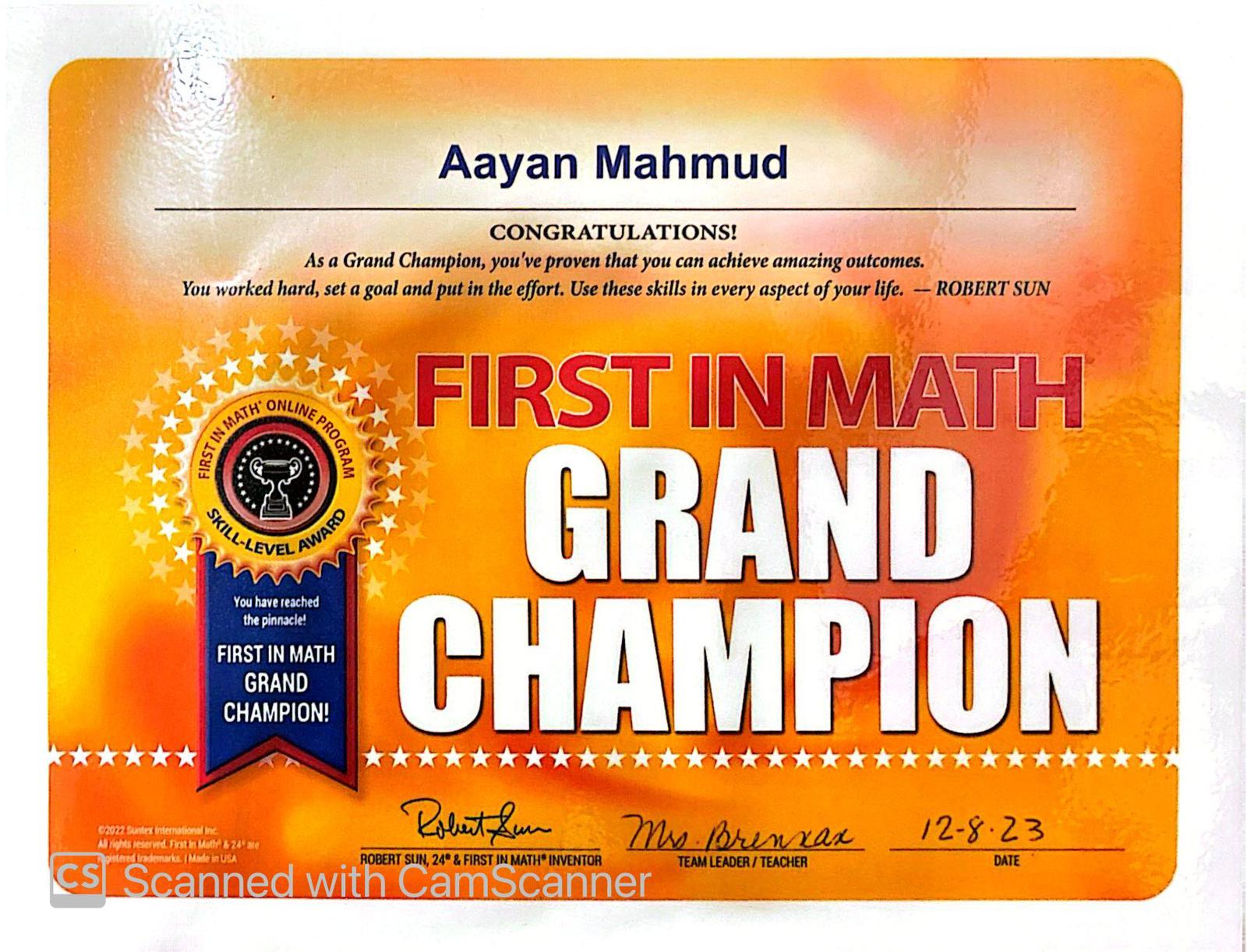 Aayan Mahmud