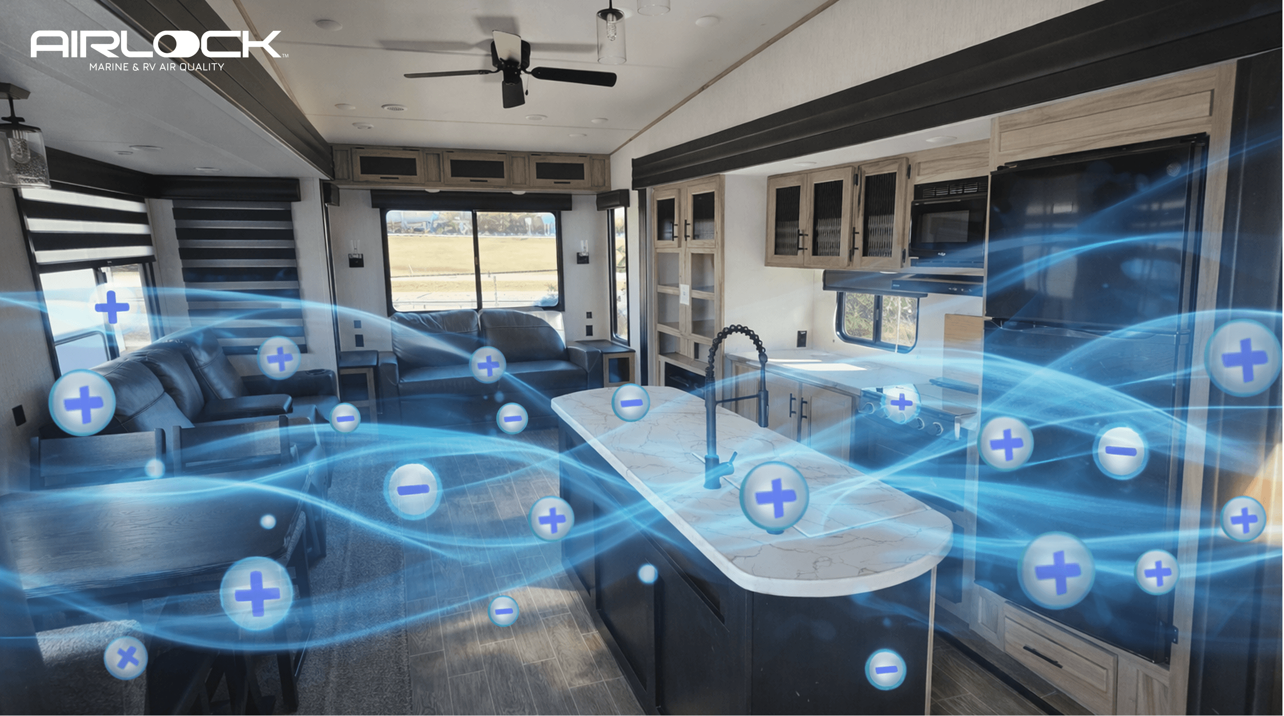 AIRLOCK fresh air in an RV cabin 2