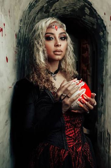 Gothic Sorceress with Blood Orb