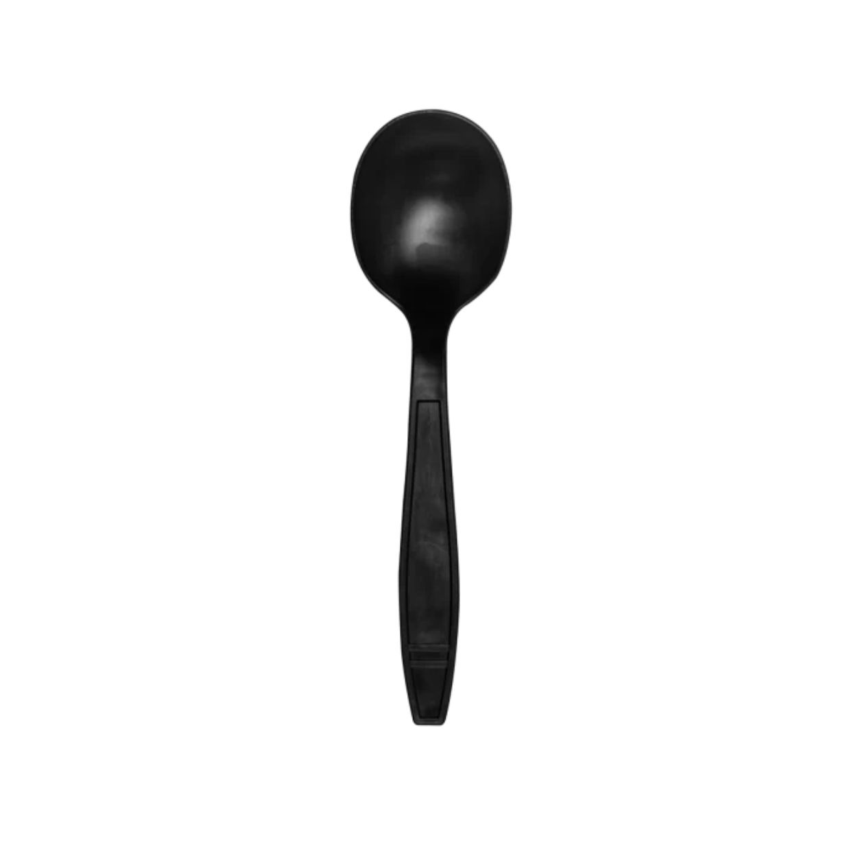 Karat  Extra Heavy Weight Black Soup Spoon