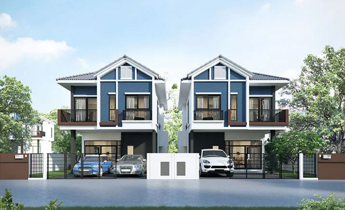 บ้านแฝดสมุทรปราการ นครทอง ดิ เออร์เบิร์น ไวบ์ แพรกษา-นิคมฯ บางปู