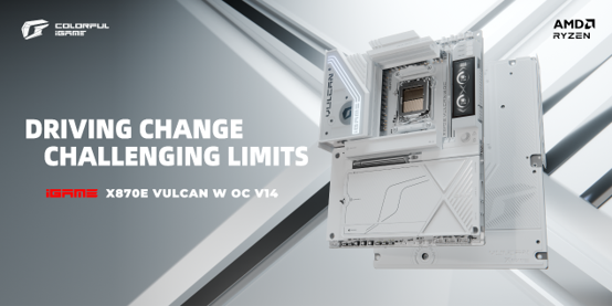 COLORFUL เปิดตัวเมนบอร์ด iGame X870E VULCAN W OC