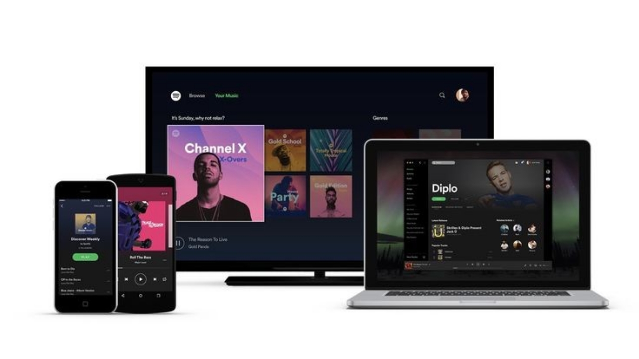 Artist at laptop uploading music to 444Music dashboard