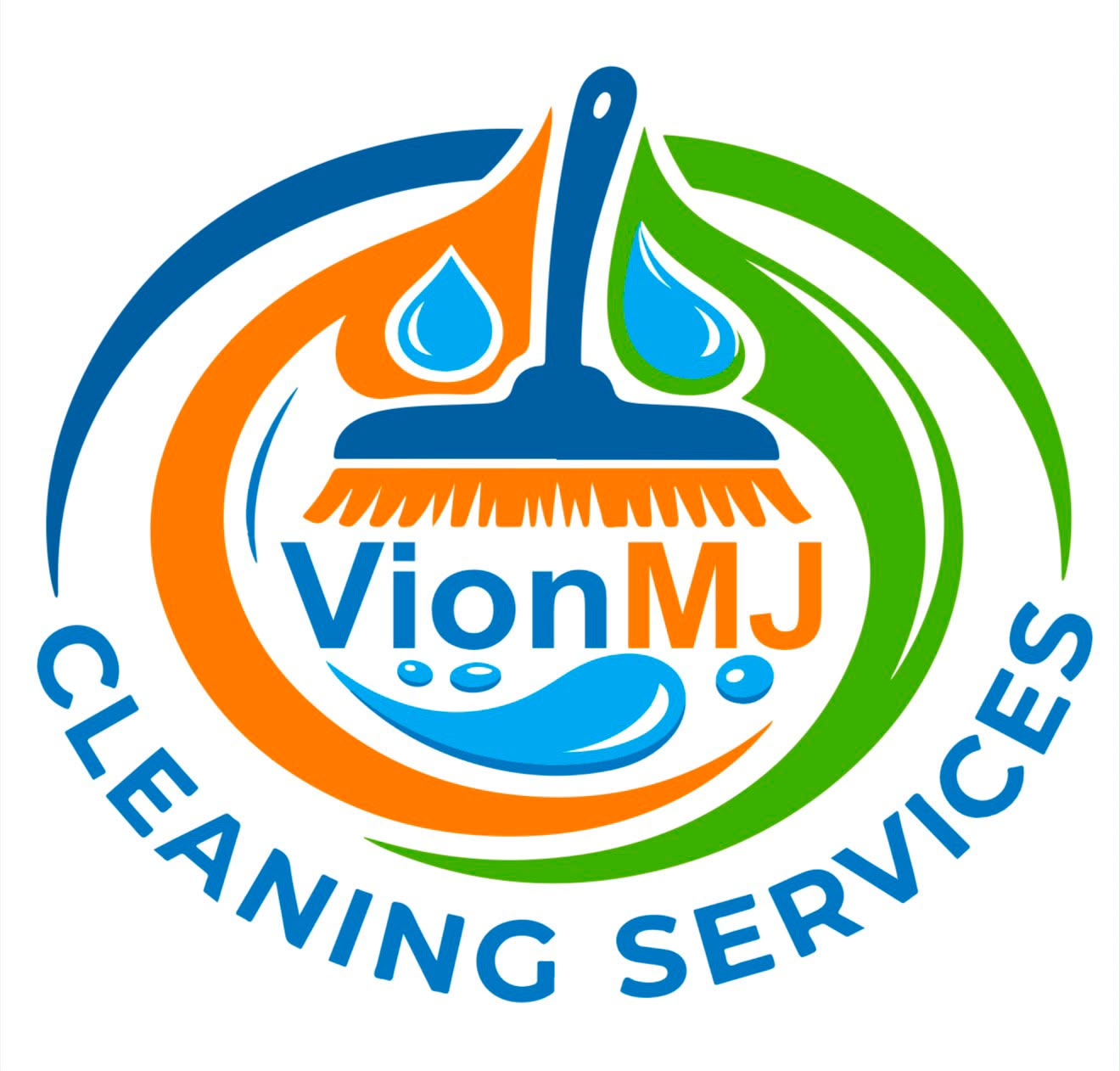 VionMJ Cleaning Services Logo