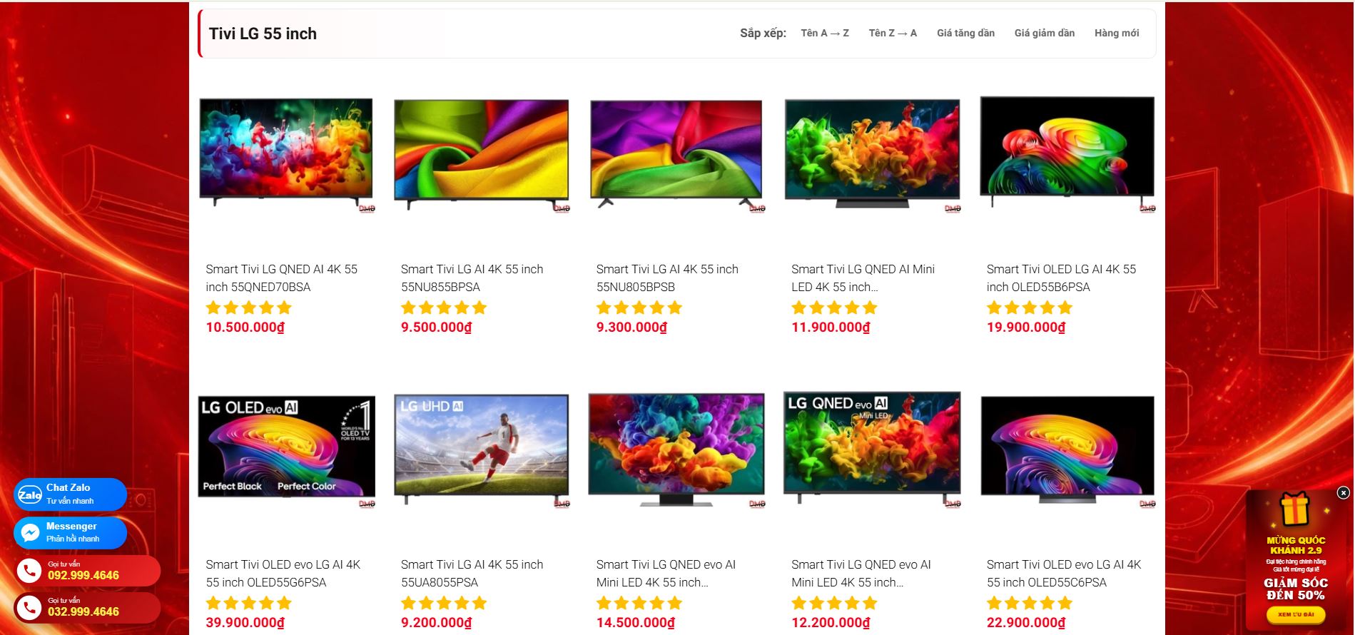 Tivi LG 55 inch: Đẹp, thông minh, dễ chọn