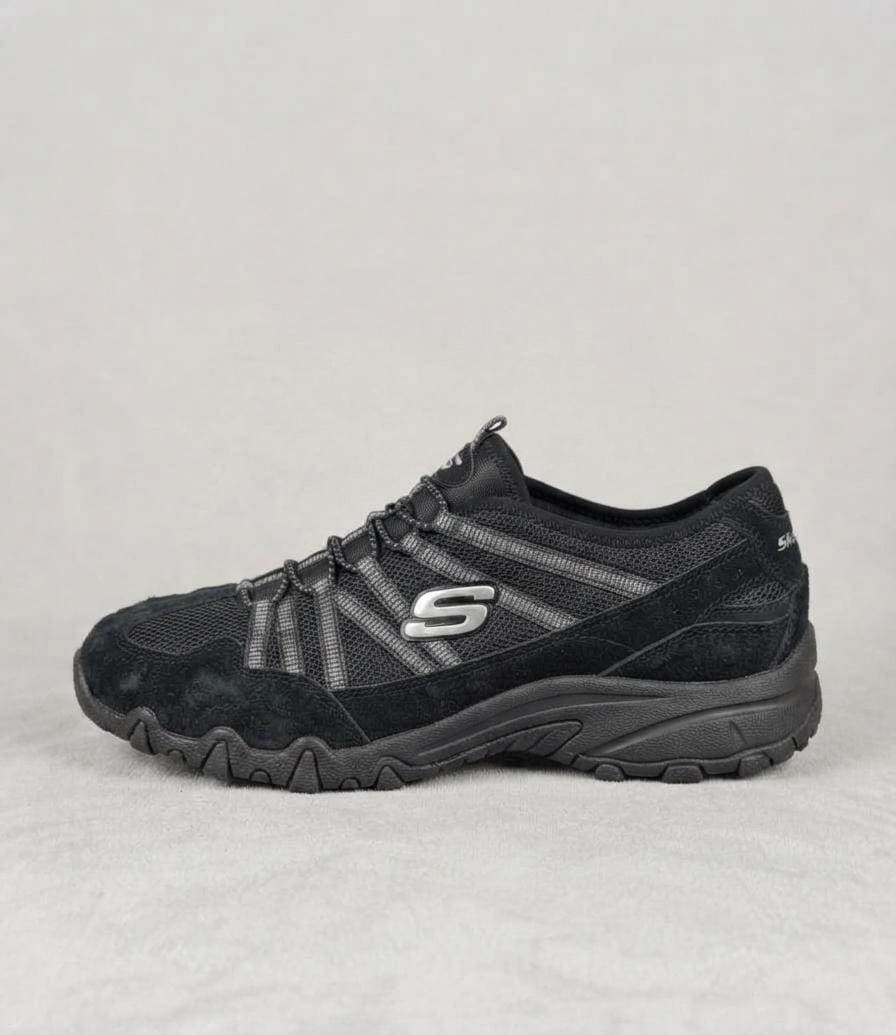 Skechers Black Trail Walking Sneakers