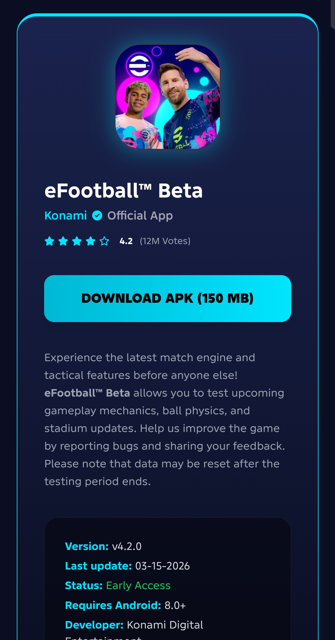 eFootball Beta
