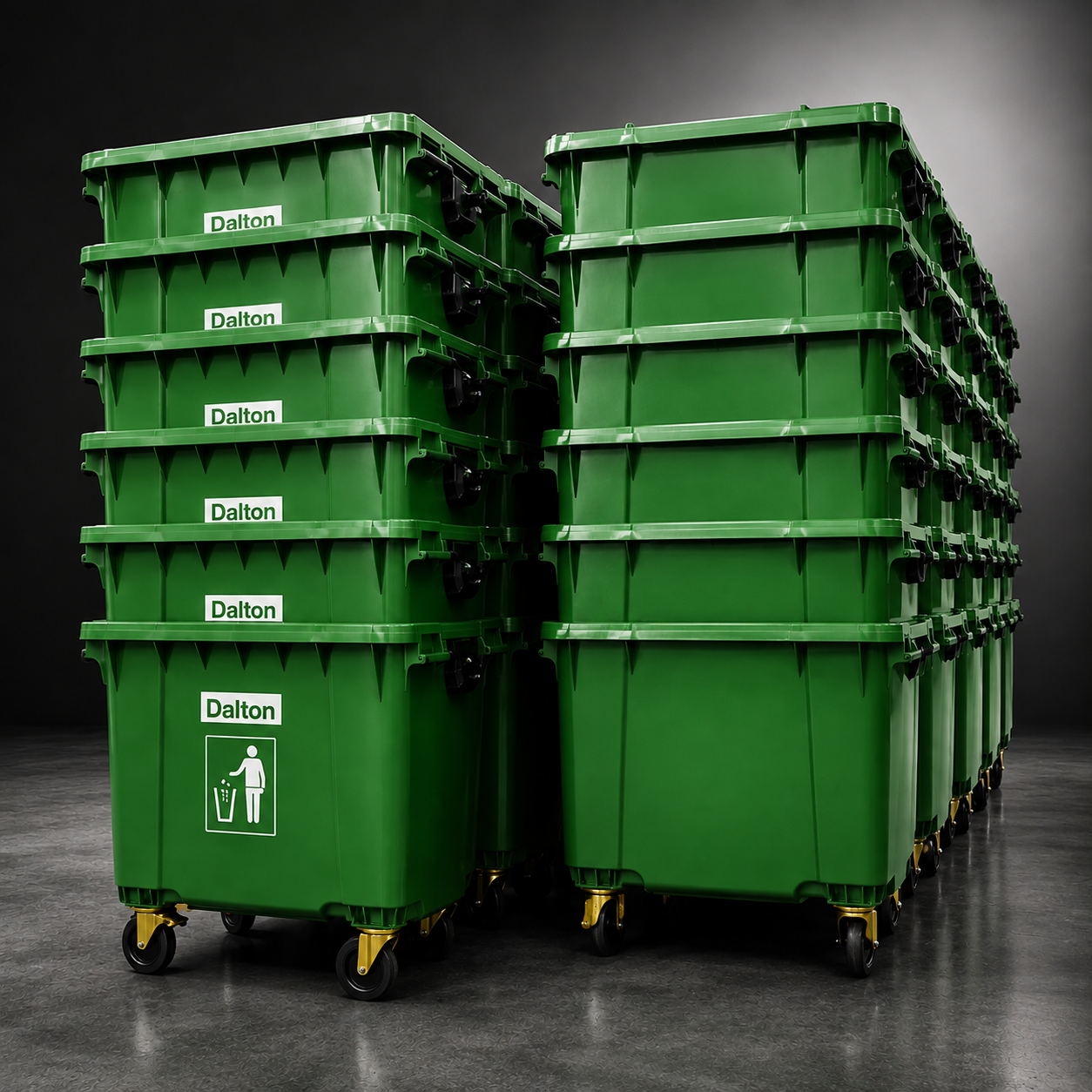 Pengiriman Dustbin Dalton 660 Liter