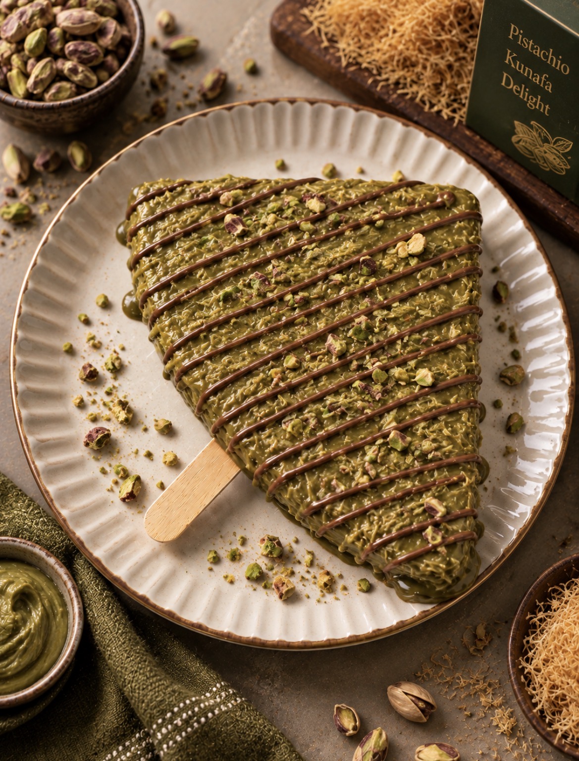 Kunafa Pistachio Stick
