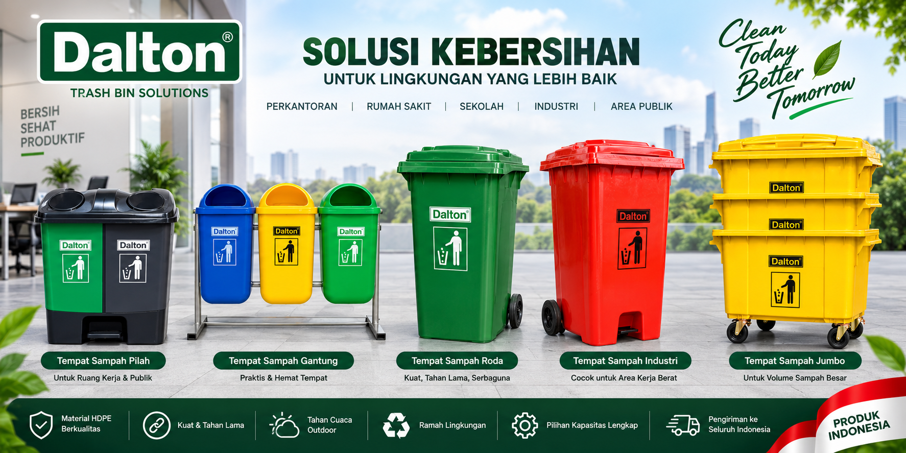 Tempat Sampah Dalton