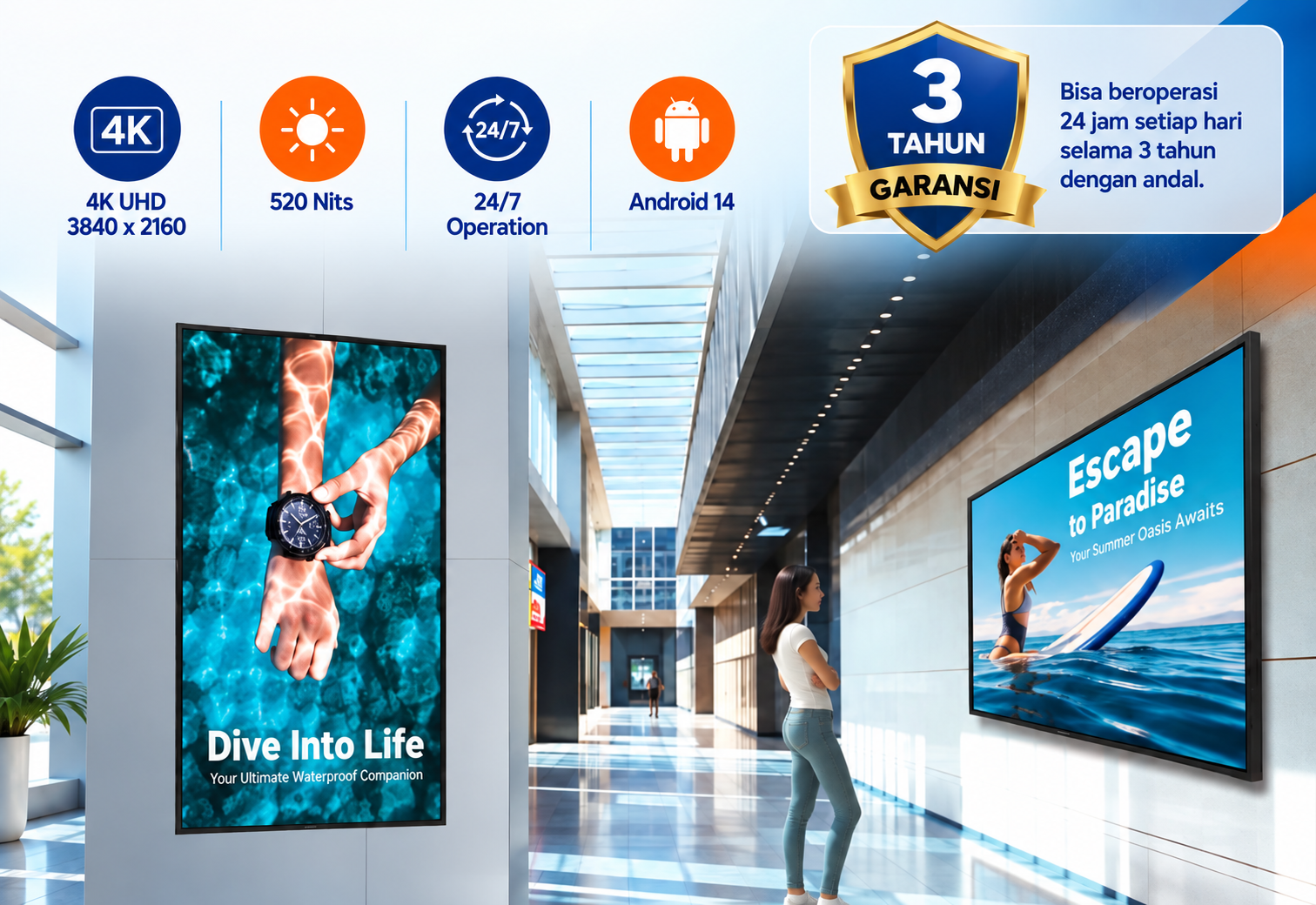 ViewSonic CN6501-1C 65 Inch 4K Commercial Display