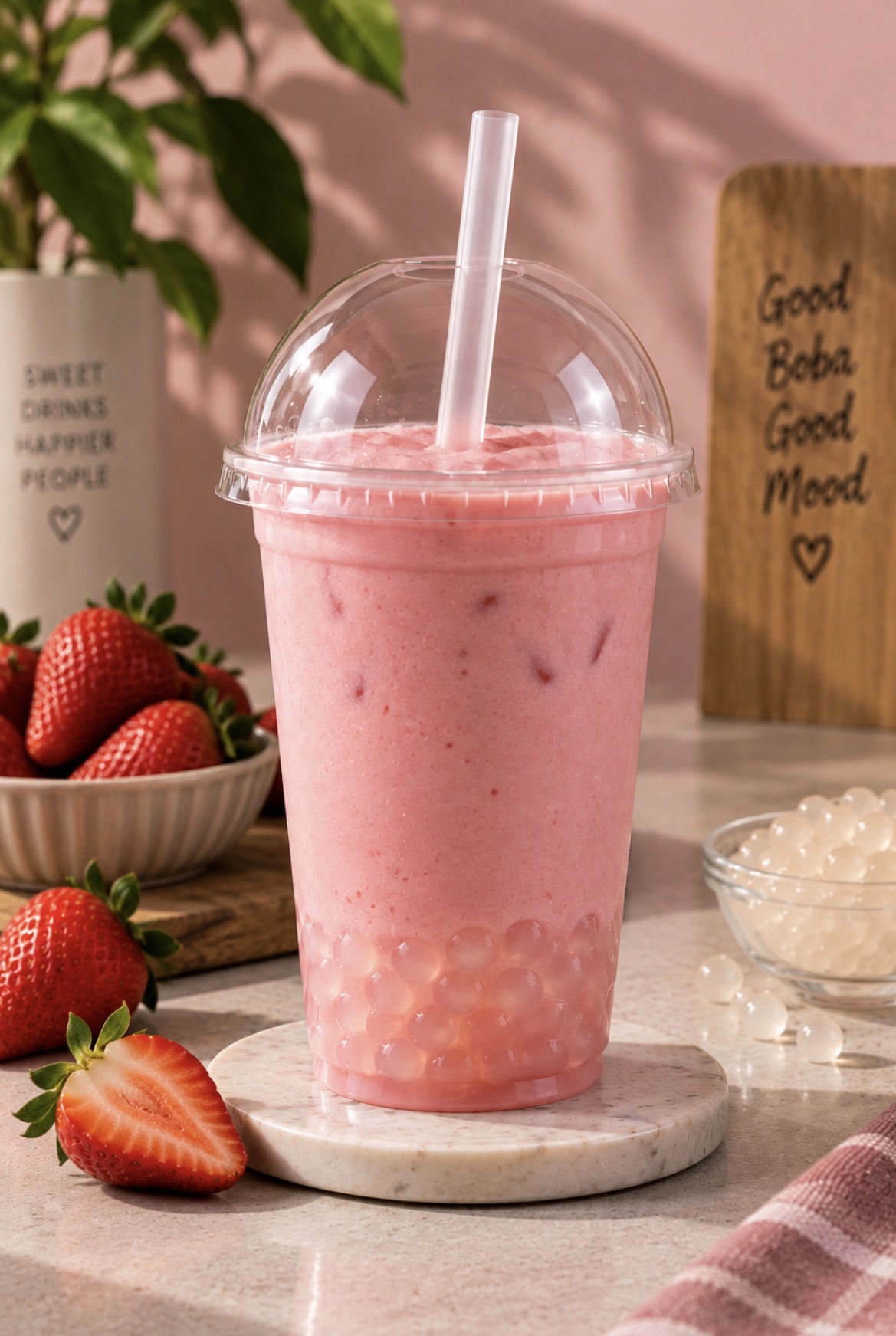 Strawberry  Boba