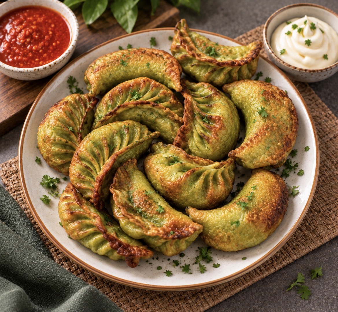 Veg Fried Momos (12 Pcs)
