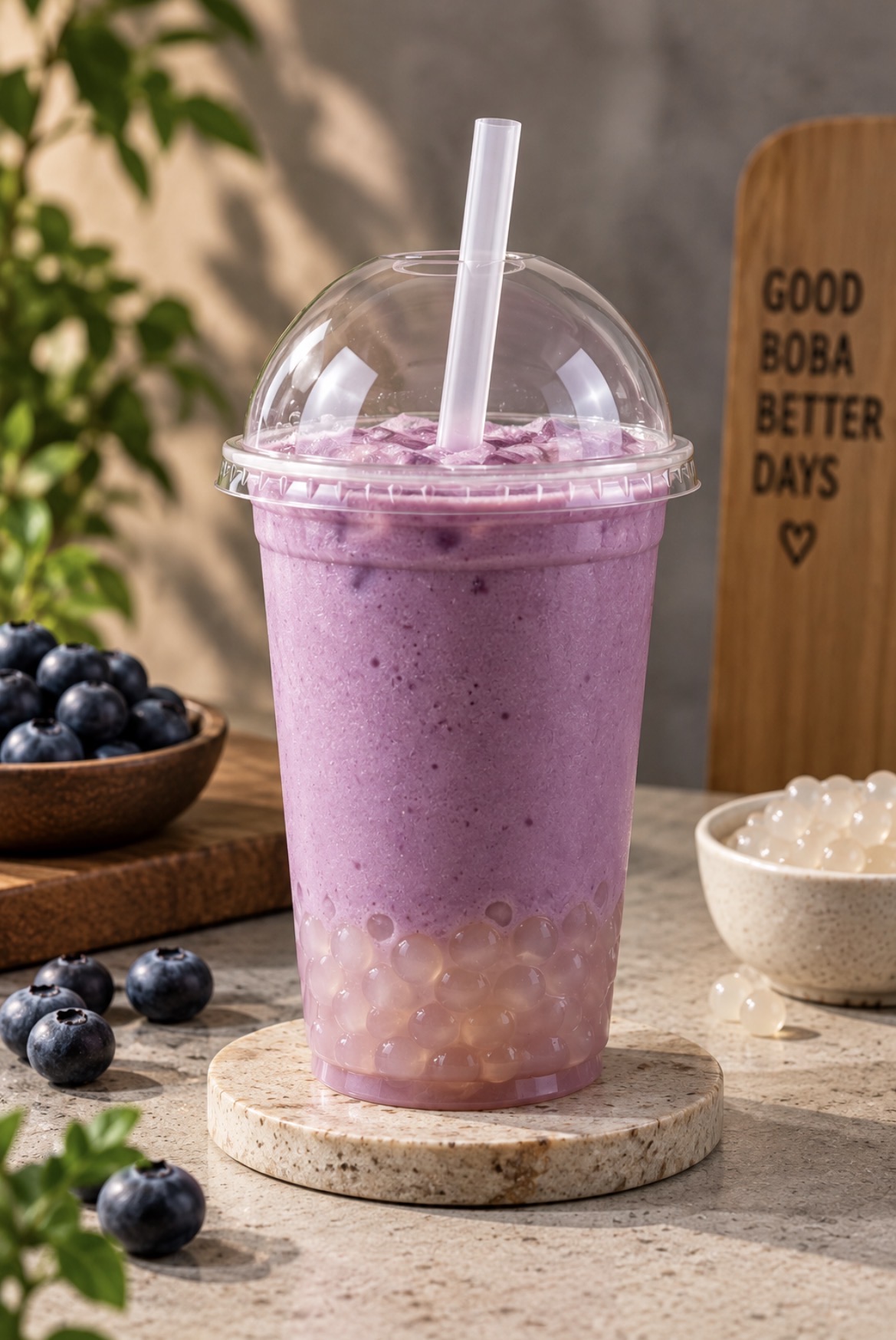 Blueberry  Boba