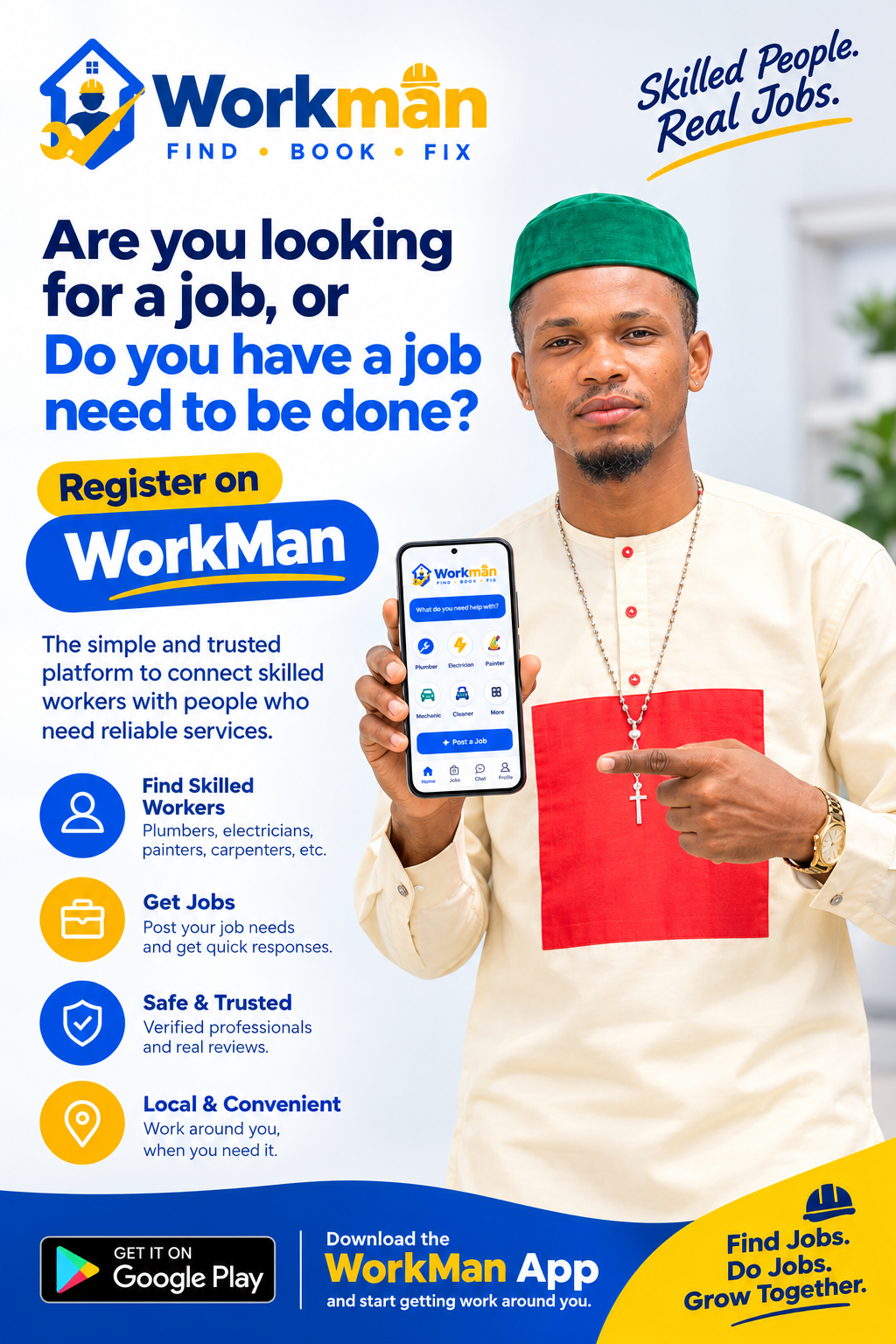 WorkMan App: Find Job Opportunities for Skilled Workers in Nigeria