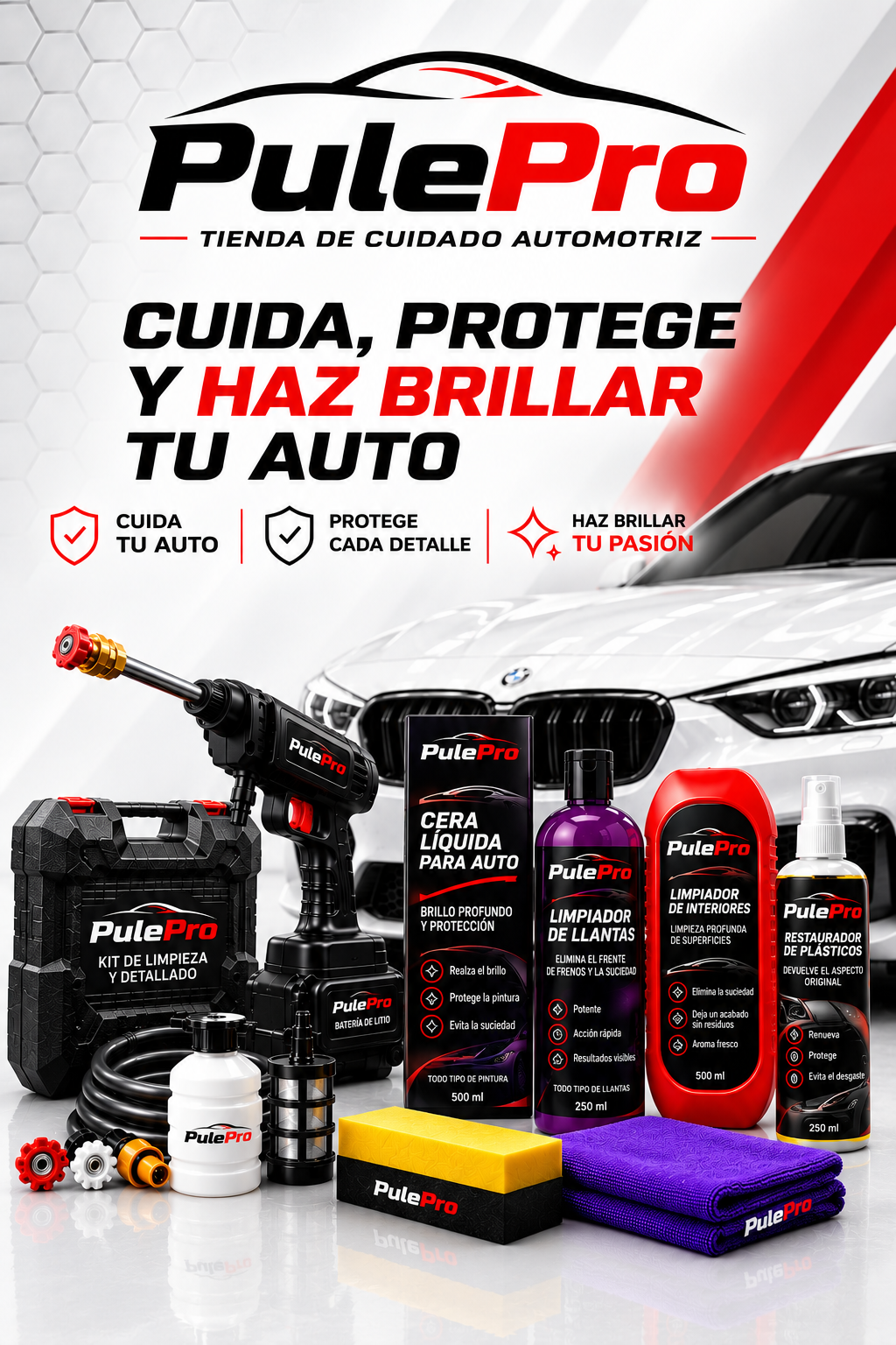 PulePro - Cuida, protege y haz brillar tu auto