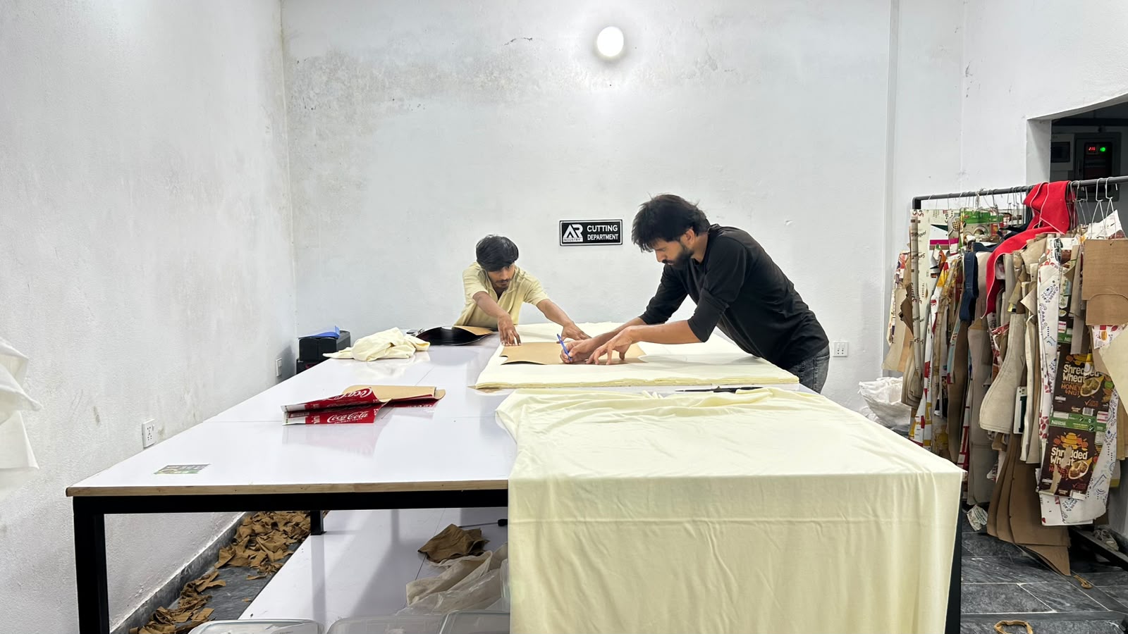 Custom garment manufacturing and apparel production at Abdul Raheem Industry in Sialkot Pakistan