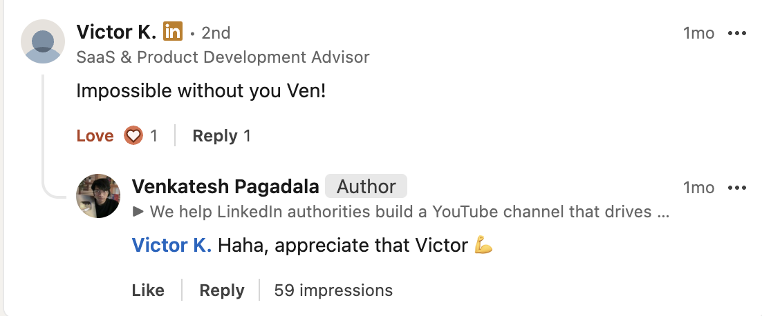 LinkedIn Review Card