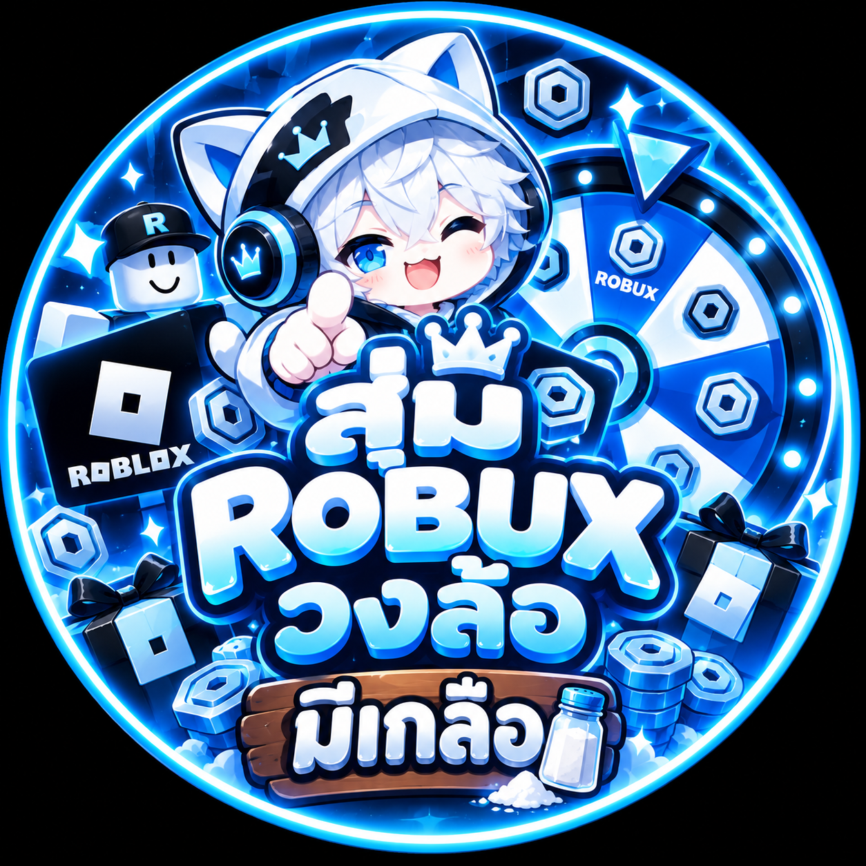สุ่มrobux วงล้อ มีเกลือ