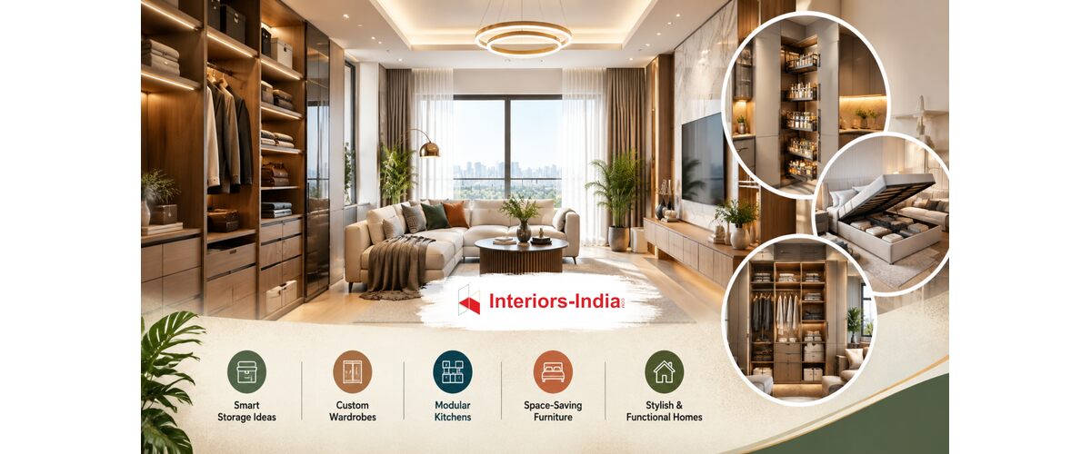Top Interior Designers in Dwarka: Home Storage Solutions