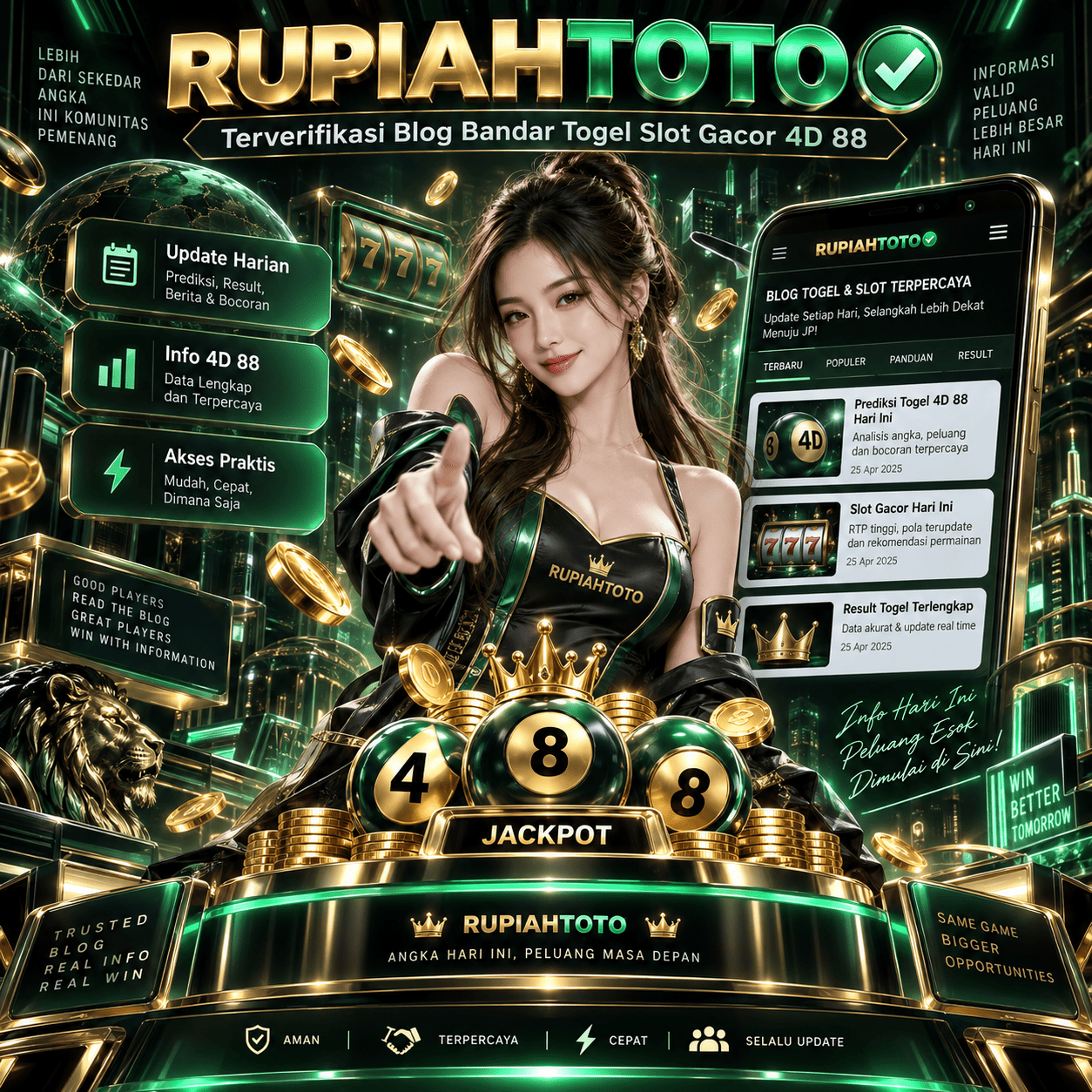 RUPIAHTOTO ✔️ Terverifikasi Blog Bandar Togel Slot Gacor 4D 88