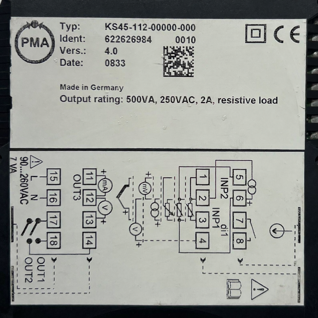 Pma KS45-112-00000-000 Temperature Controller thumbnail