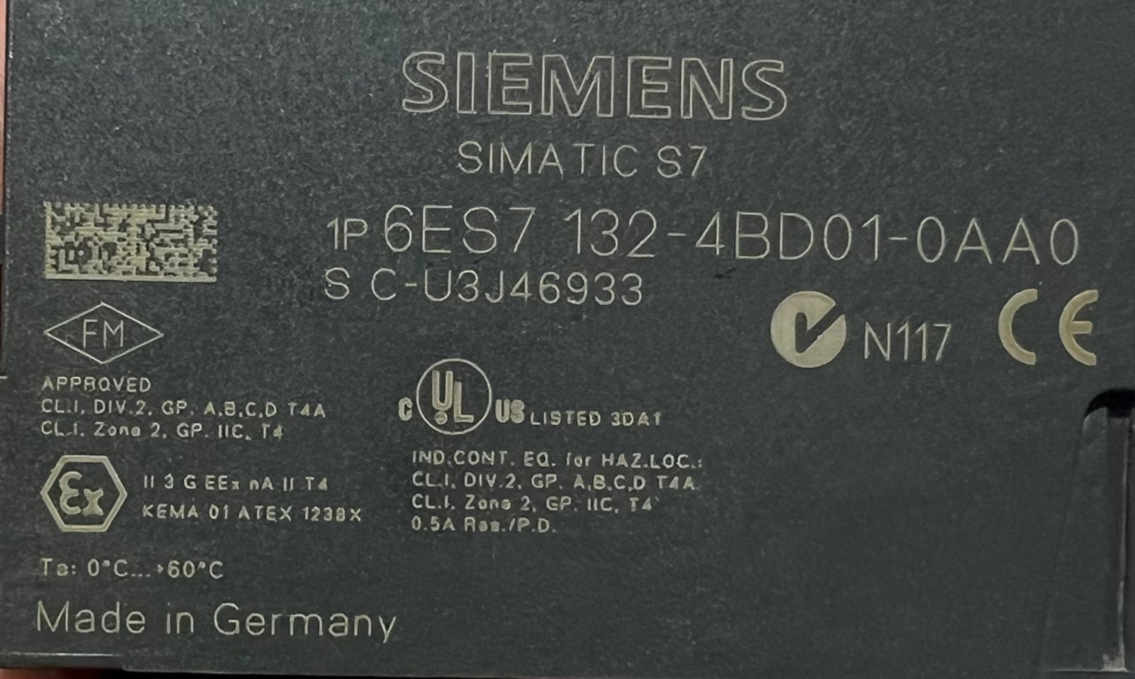 Siemens 1P 6es7 132-4bd01-0aa0 Electronic Modules thumbnail