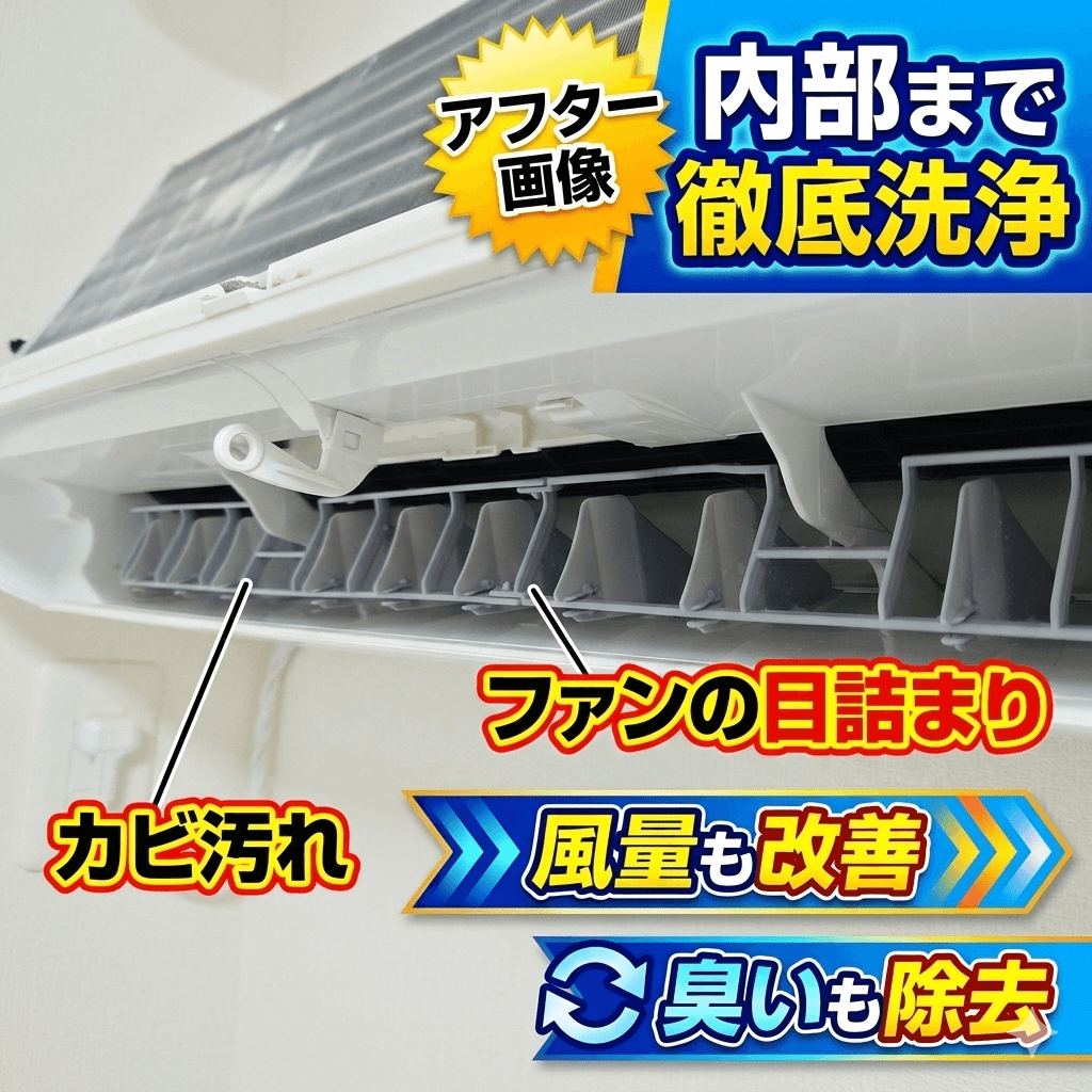 エアコンクリーニング完了後 仕上がり｜快適プロデュース