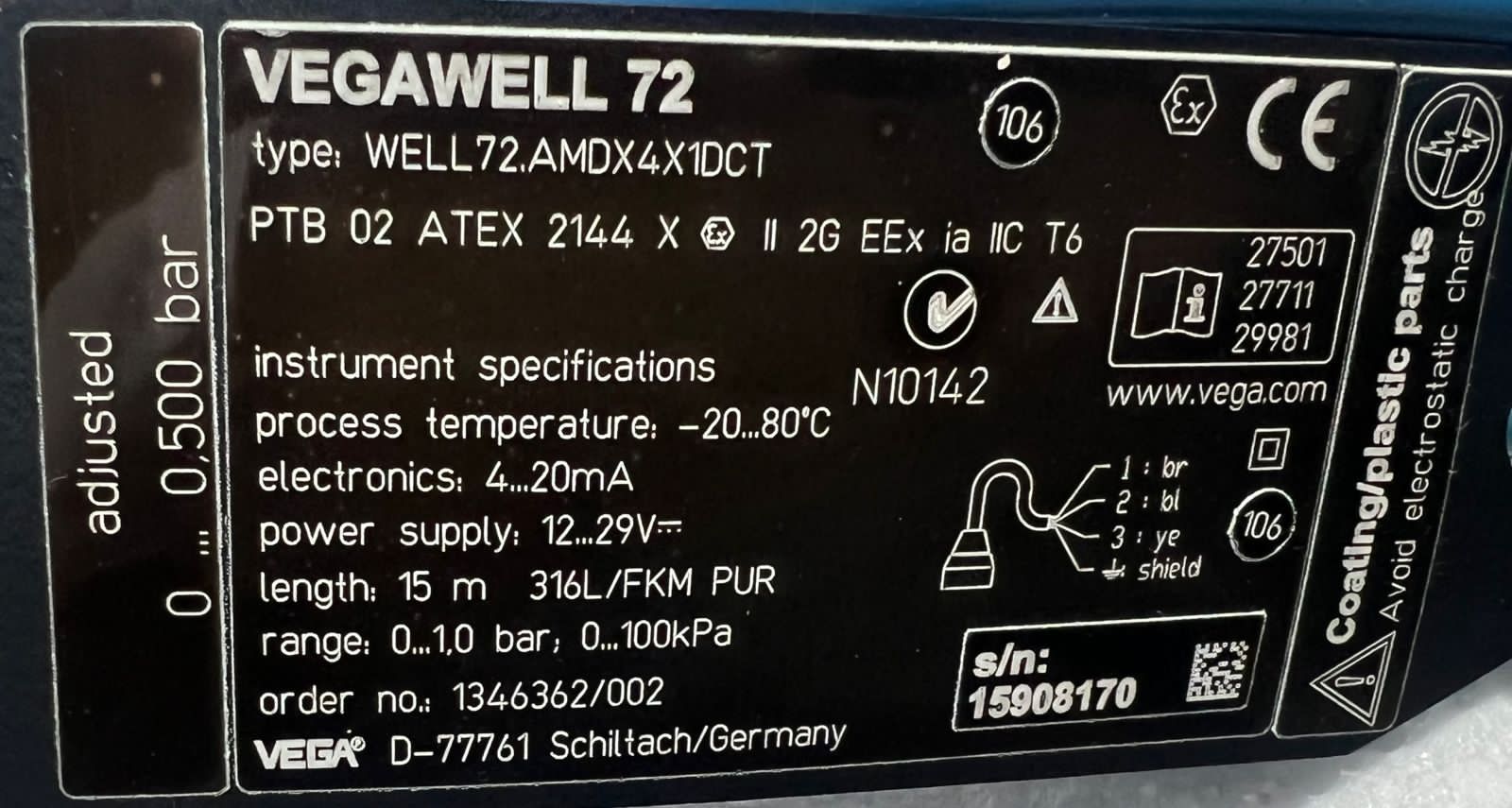 Vega Well72.amdx4x1dct Vegawell72 Pressure Measurement thumbnail