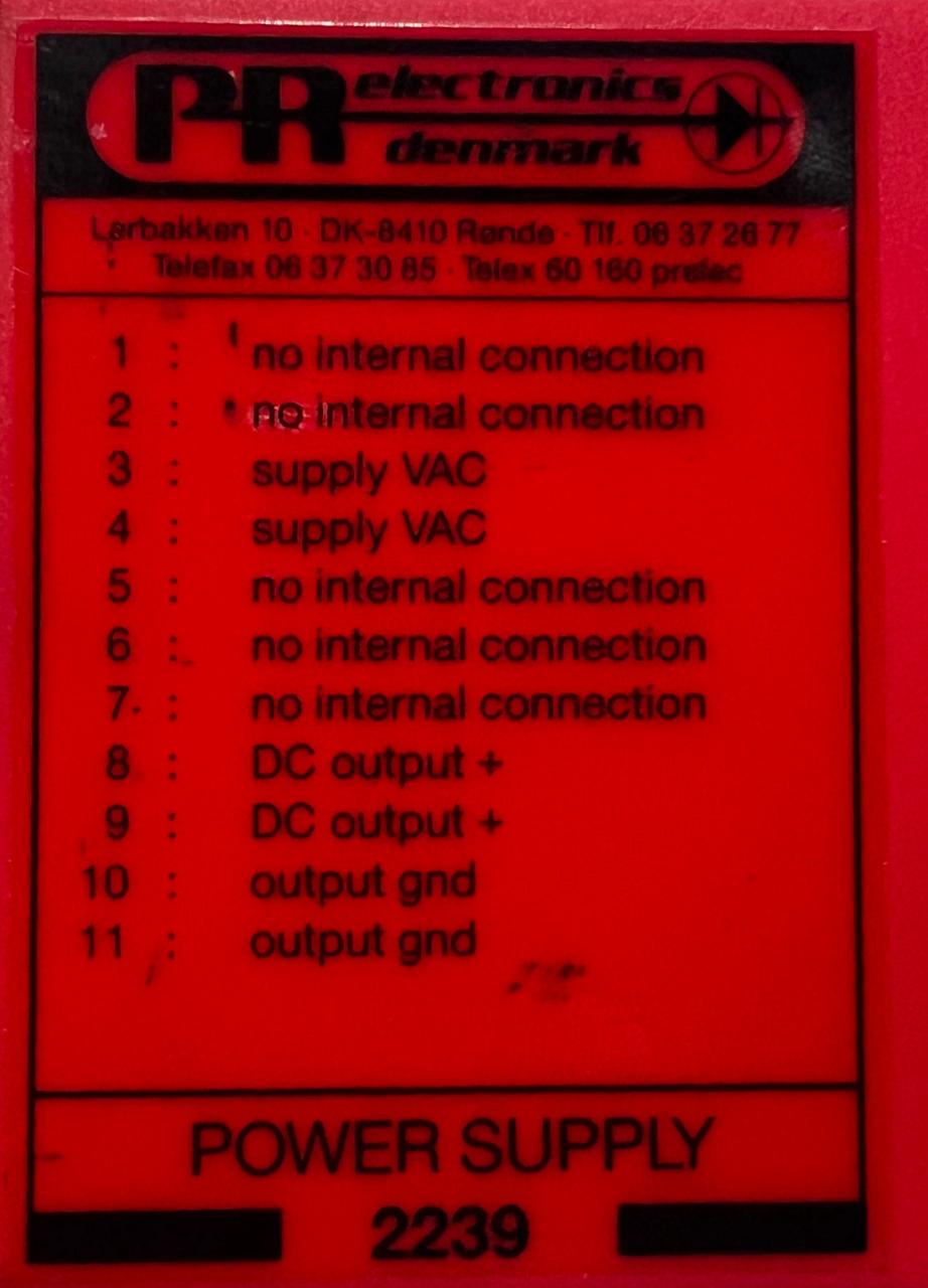 PR Electronics 2239 A1 Power Supply Specifications and Wiring Guide thumbnail