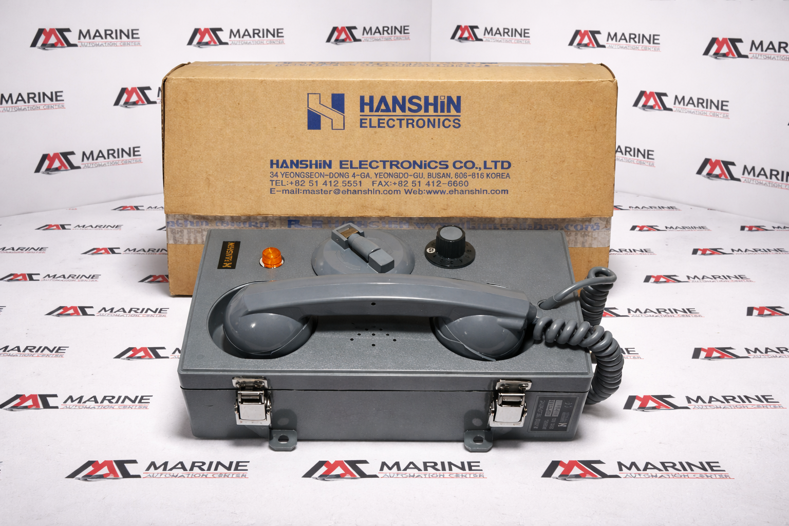 Hanshin Marine Telephone HSW-701A3N | Industrial Ship Communication Phone thumbnail