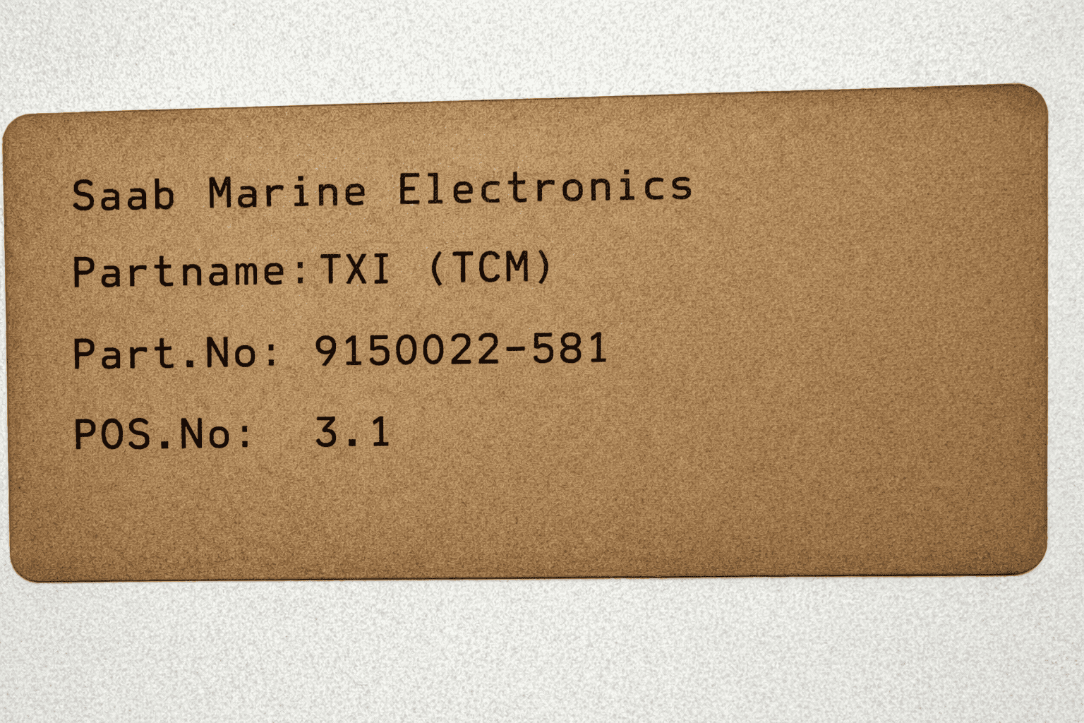 SAAB TANK RADAR TXI PCB 9150022-581 thumbnail