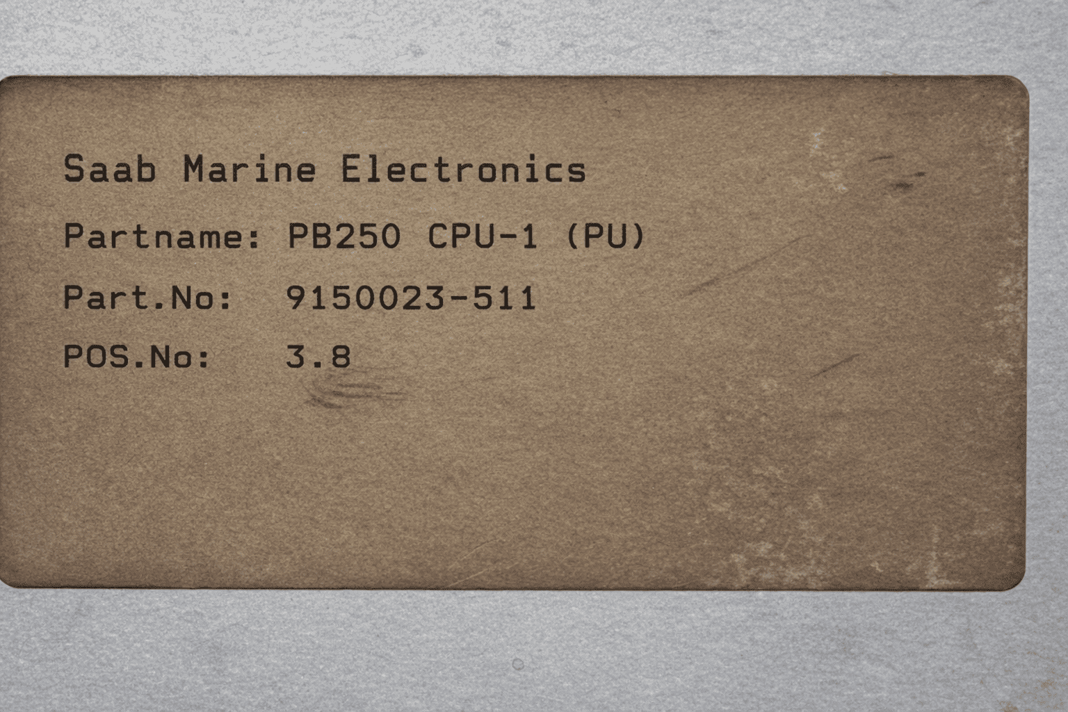SAAB CPU-1 PB250 PCB Board 9150023-001K | 9150023-511 thumbnail
