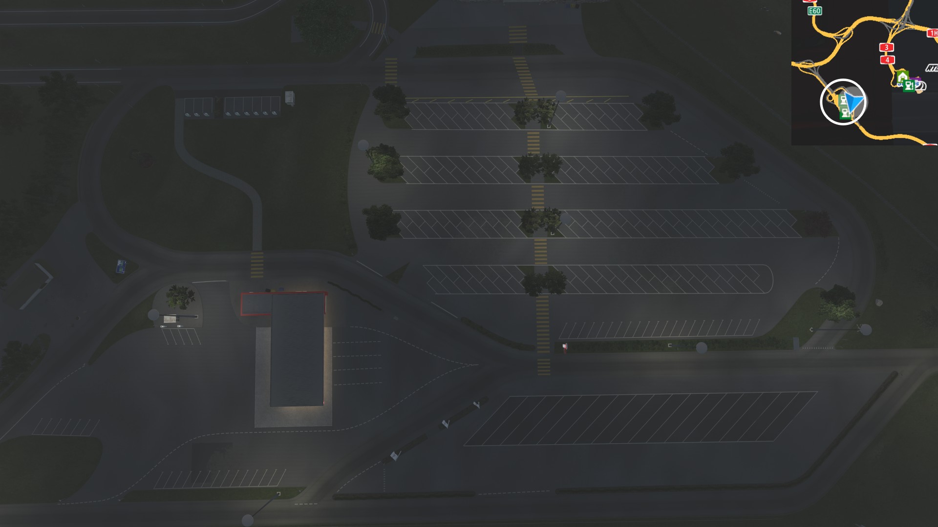 Gas station on highway 2