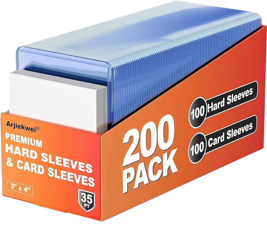 3 Top Loaders + 3 Sleeves 