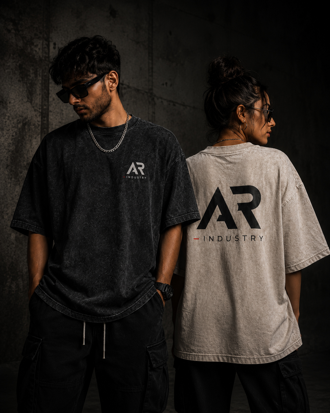 Private label T-shirt manufacturer producing custom oversized, heavyweight, boxy fit, acid wash and vintage wash T-shirts for clothing brands, fashion startups and retailers worldwide