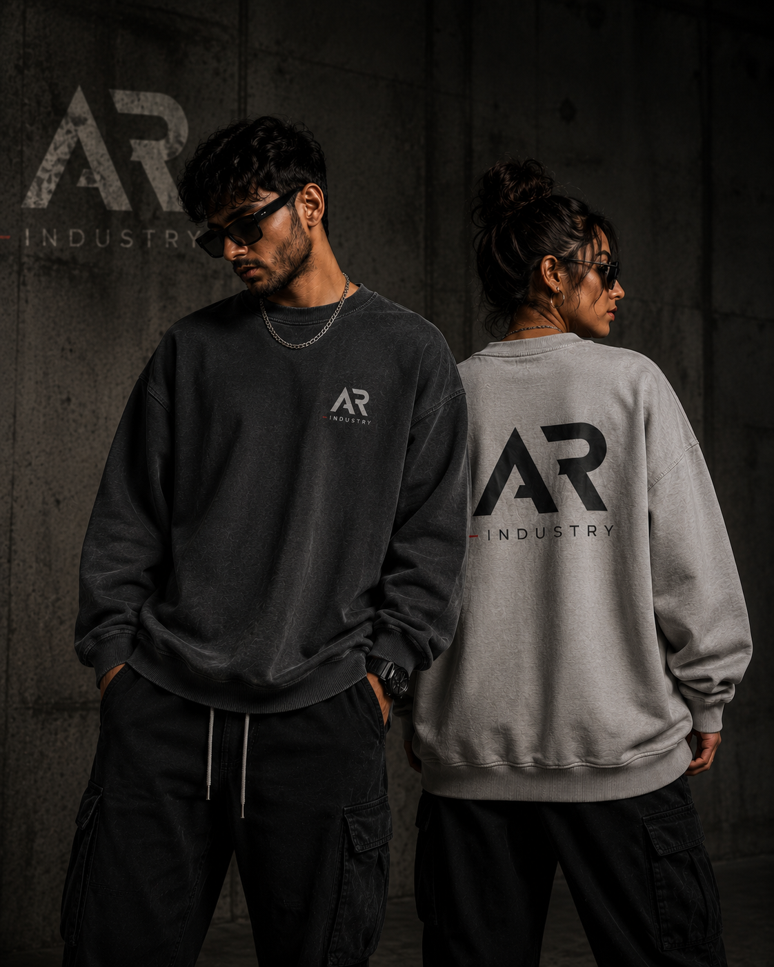 Private label sweatshirt manufacturer producing custom oversized, heavyweight, vintage wash and French terry sweatshirts for clothing brands, fashion startups and retailers worldwide
